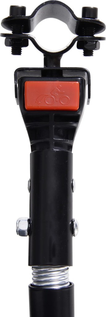 HOMCOM przyczepa rowerowa towarowa ładunkowa 40 kg obciążenia składana stal