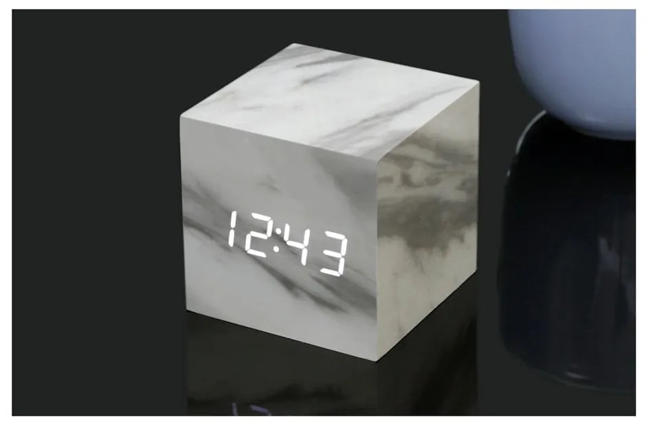 Budzik cyfrowy Cube Click – Gingko