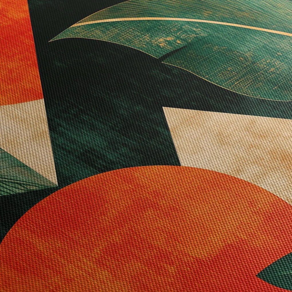 Obraz - Geometryczne motywy naturalne II. (170x50 cm)