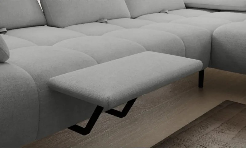 Narożnik FALCAO S układ L Lewostronny z funkcją RELAX w ktaninie AURORA 04 WERSAL