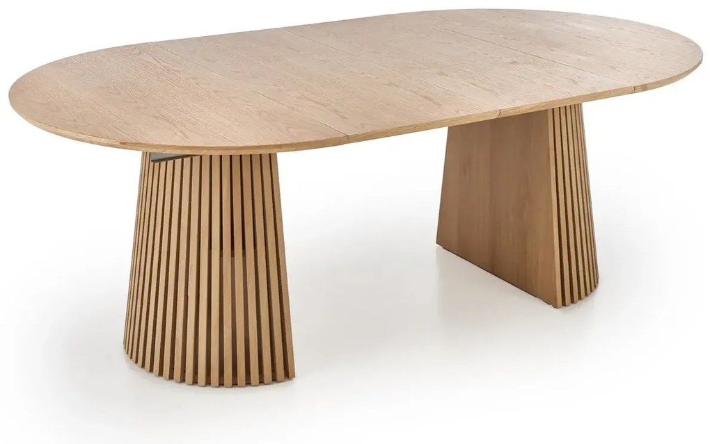 Stół rozkładany FARGO 120(210)x120 dąb naturalny HALMAR