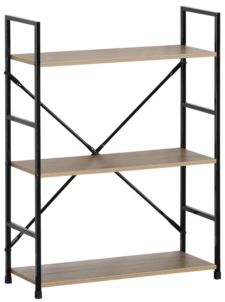 Regał GD-223 OAK Stor, 3 półki, 58,5 x 23,5 x 80,5 cm, 3 piętra