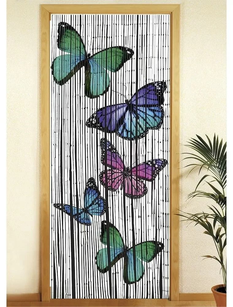 Bambusowa zasłona do drzwi 200x90 cm Butterflies – Maximex