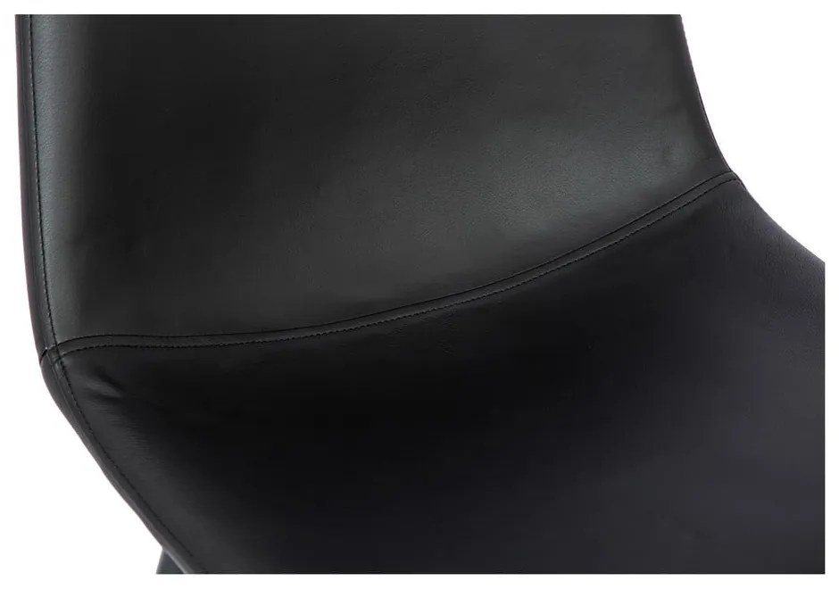 Zestaw 2 czarnych krzeseł Bonami Essentials Lissy