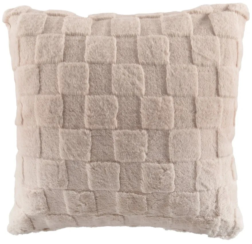 Poduszka dekoracyjna z mikropluszu 45x45 cm Rava – Tiseco Home Studio