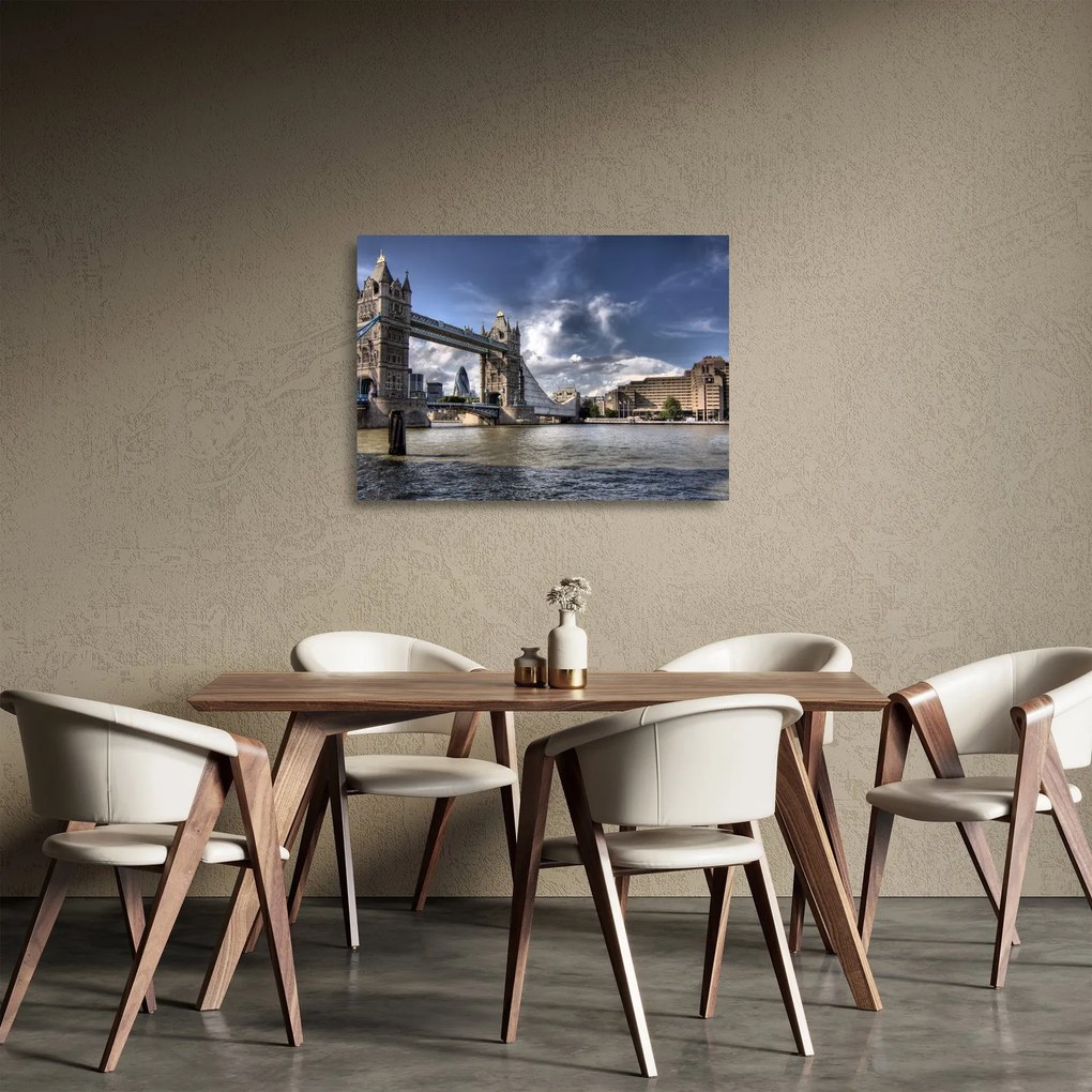Obraz na szkle - Tower Bridge w Londynie (70x50 cm)