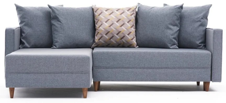 Narożna rozkładana sofa Aydam Left Blue
