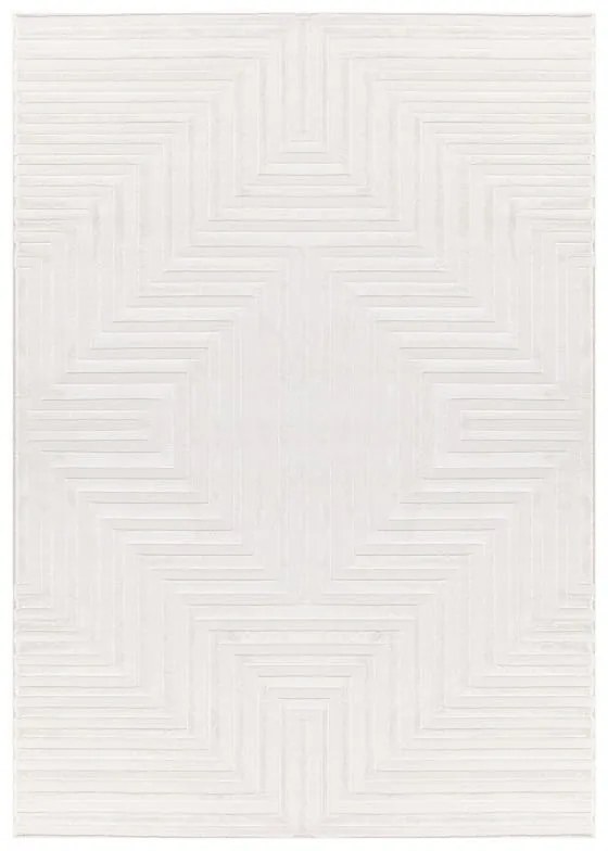 Dywan 3D nowoczesny Sahara kremowy 80 cm x 250 cm