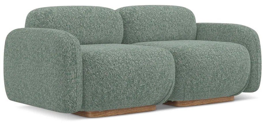 Jasnozielona sofa modułowa 190 cm Ailani – Makamii