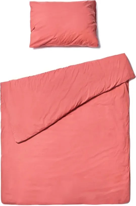 PrzytulneMieszkanie.pl PrzytulneMieszkanie.pl Bawełniana pościel CALMORA różowa Rozmiar pościeli: 2 szt 70 x 90 cm | 200 x 200 cm