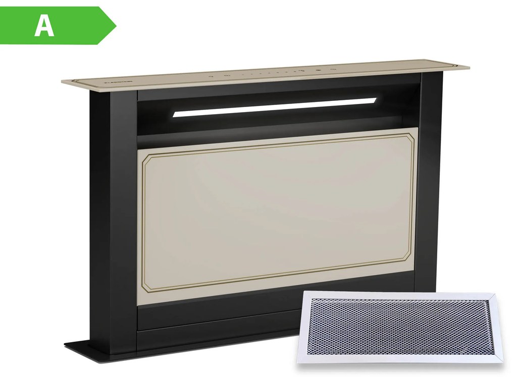 Klarstein Victoria 60cm 604.1m³/godz. Okap Blatowy Krem