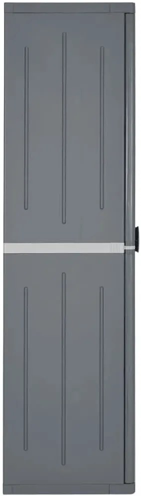 Szara szafa gospodarcza dwudrzwiowa S2-A34