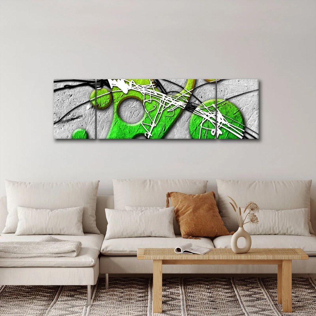 Abstrakcyjny obraz (170x50 cm)