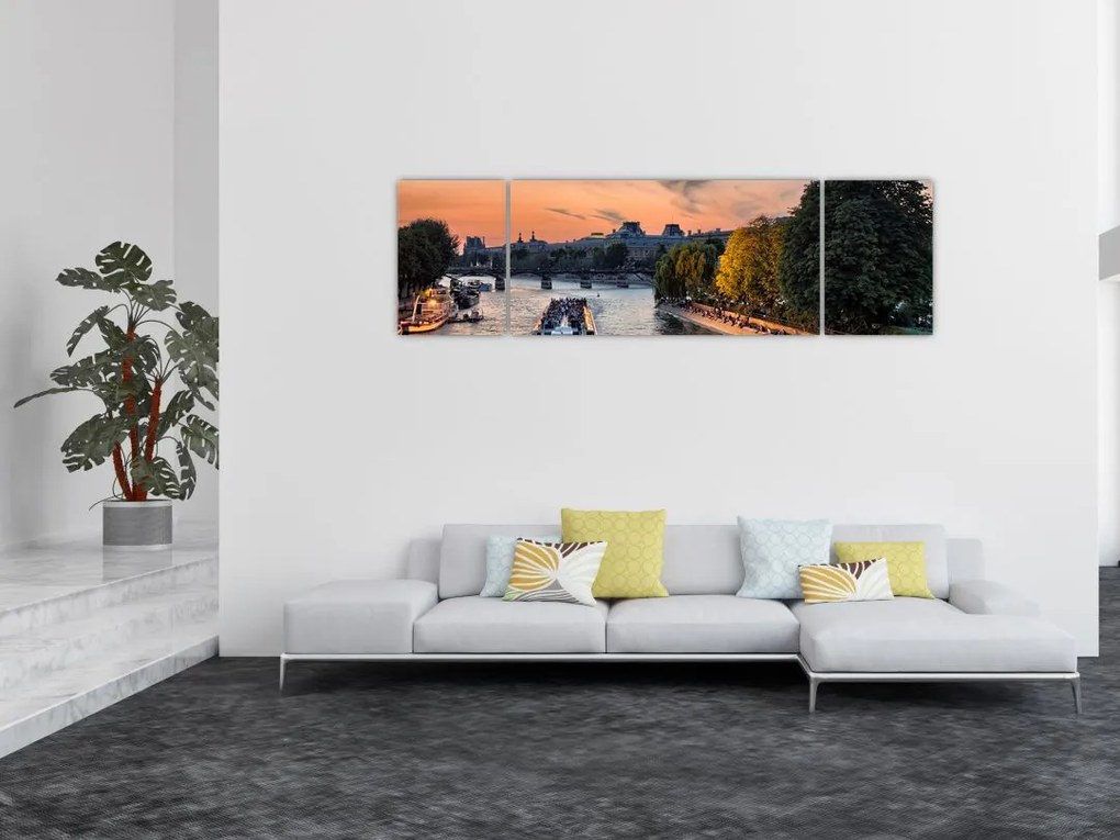 Obraz - statek na rejsie widokowym (170x50 cm)