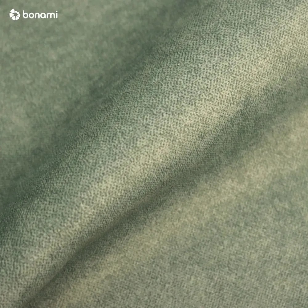 Zielone tapicerowane łóżko dwuosobowe ze stelażem 160x200 cm Tulsa – Ropez
