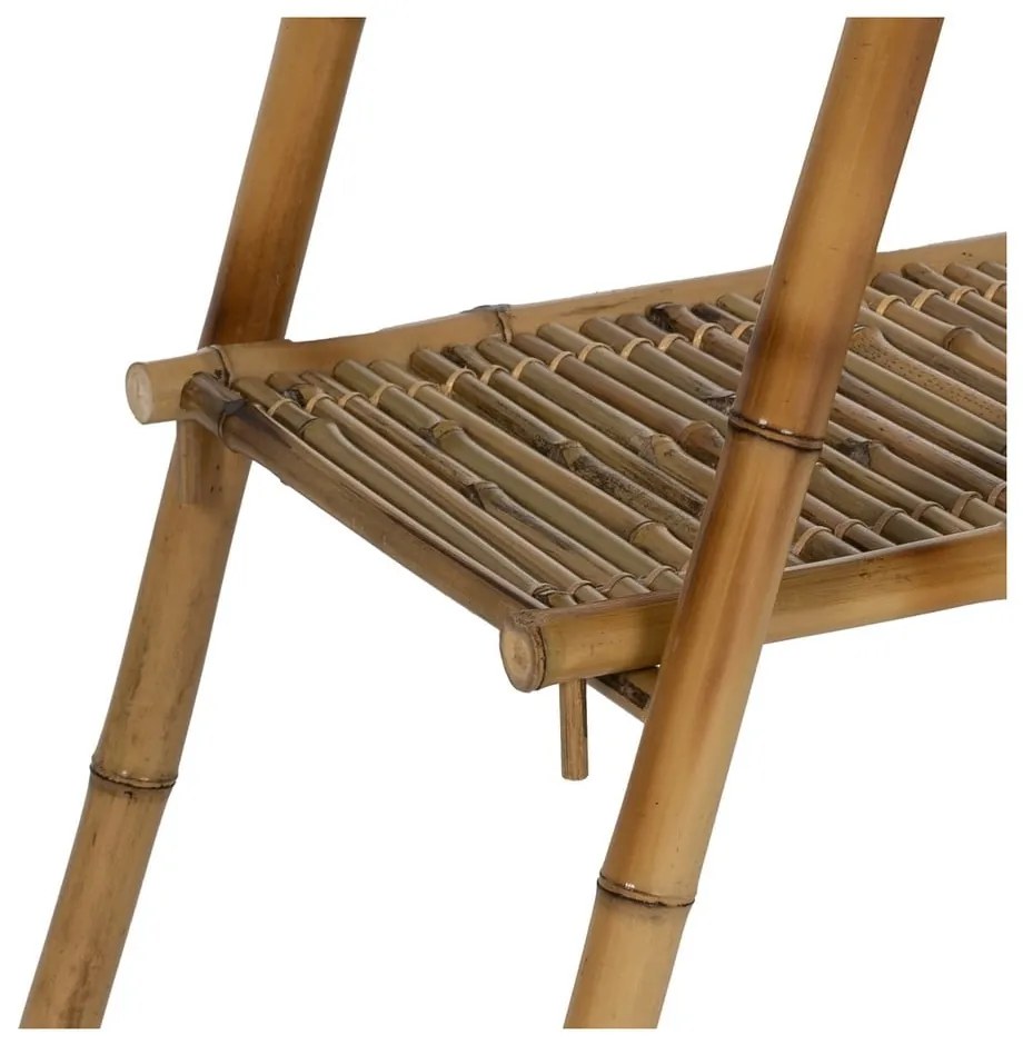 Bambusowy regał w naturalnym kolorze 78x165x40 cm Manali – Ixia