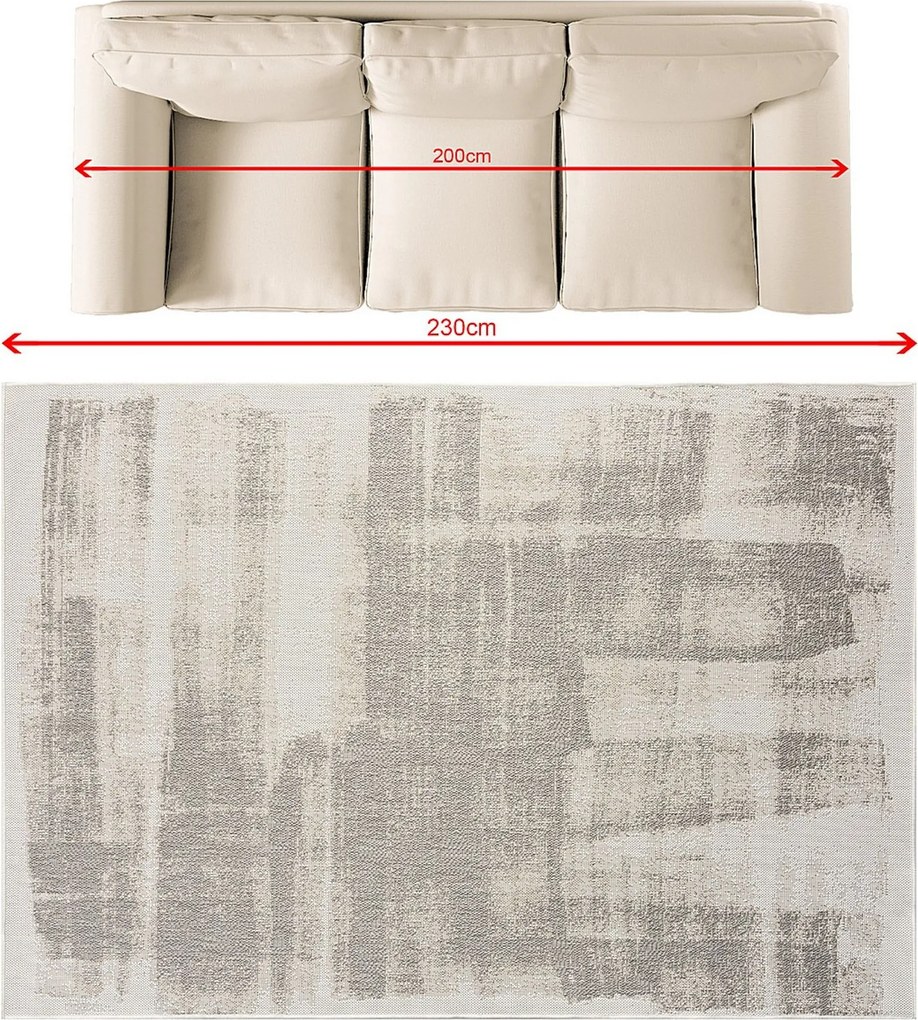 Dywan Abstract Gray I 160x230 cm
