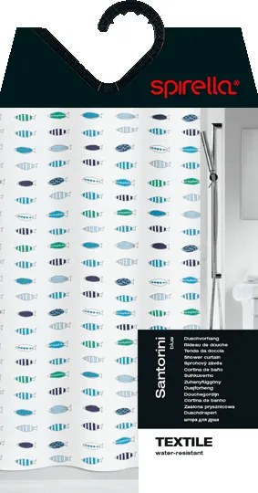 Zasłona prysznicowa 180x200 cm Santarina – Spirella
