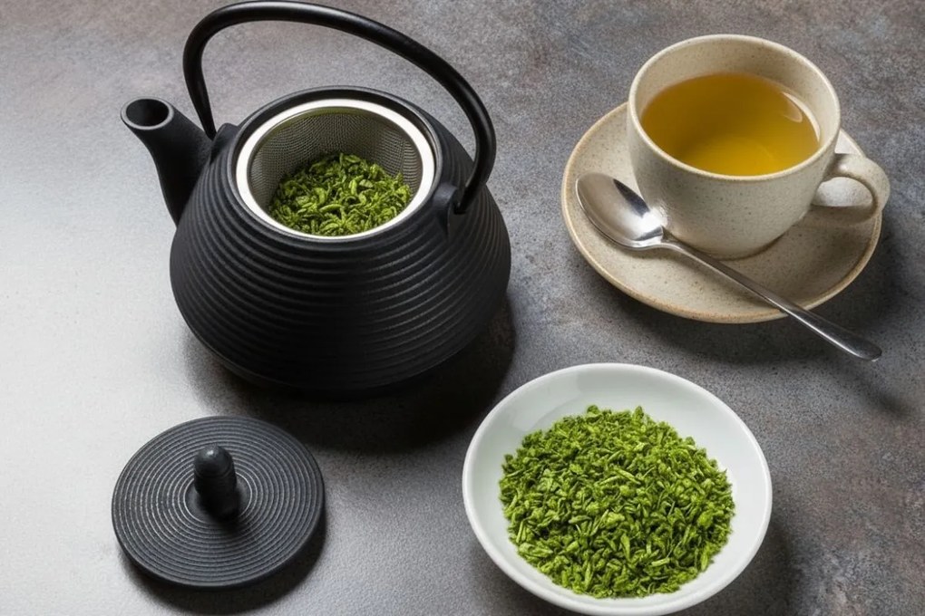 Czajnik żeliwny z zaparzaczem YUKI, 1000 ml