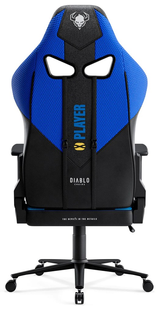 Materiałowy fotel gamingowy Diablo X-Player 2.0 King Size, Frost Black