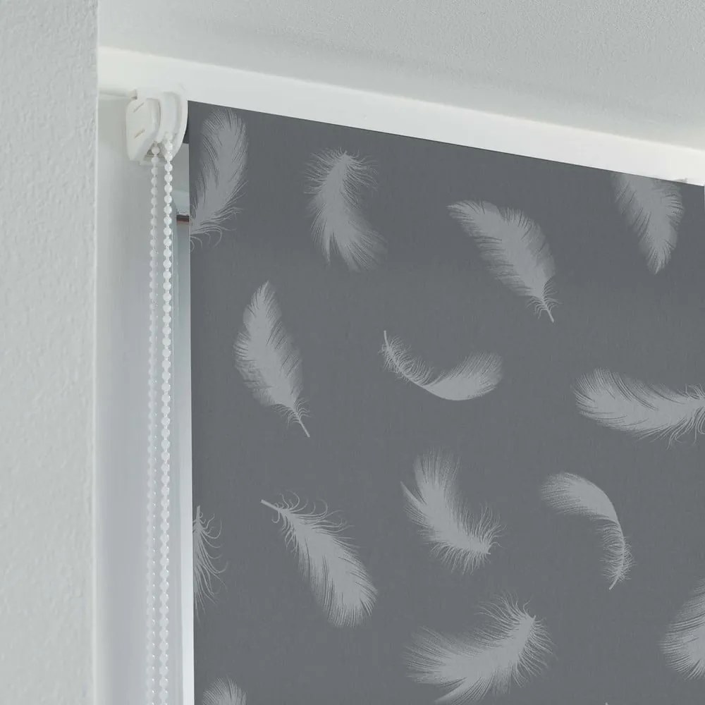 Szara tekstylna roleta 90x180 cm Envolea – douceur d'intérieur