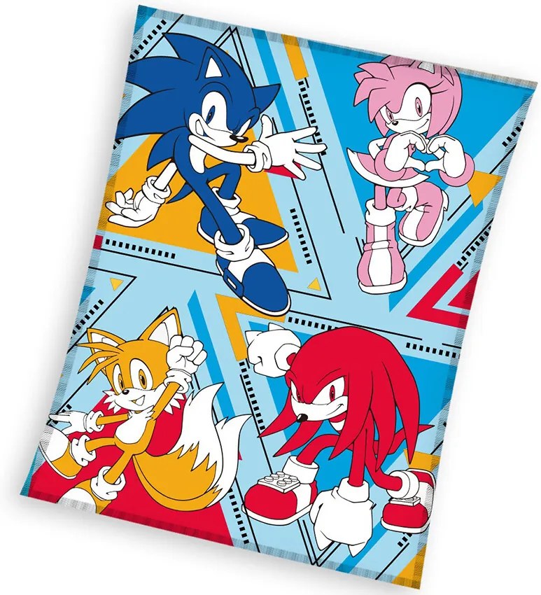 Carbotex Kocyk dziecięcy Jeż Sonic Original, 130 x170 cm