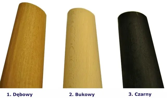 Minimalistyczne biurko z nóżkami typu skandi dąb craft - Elara 3X