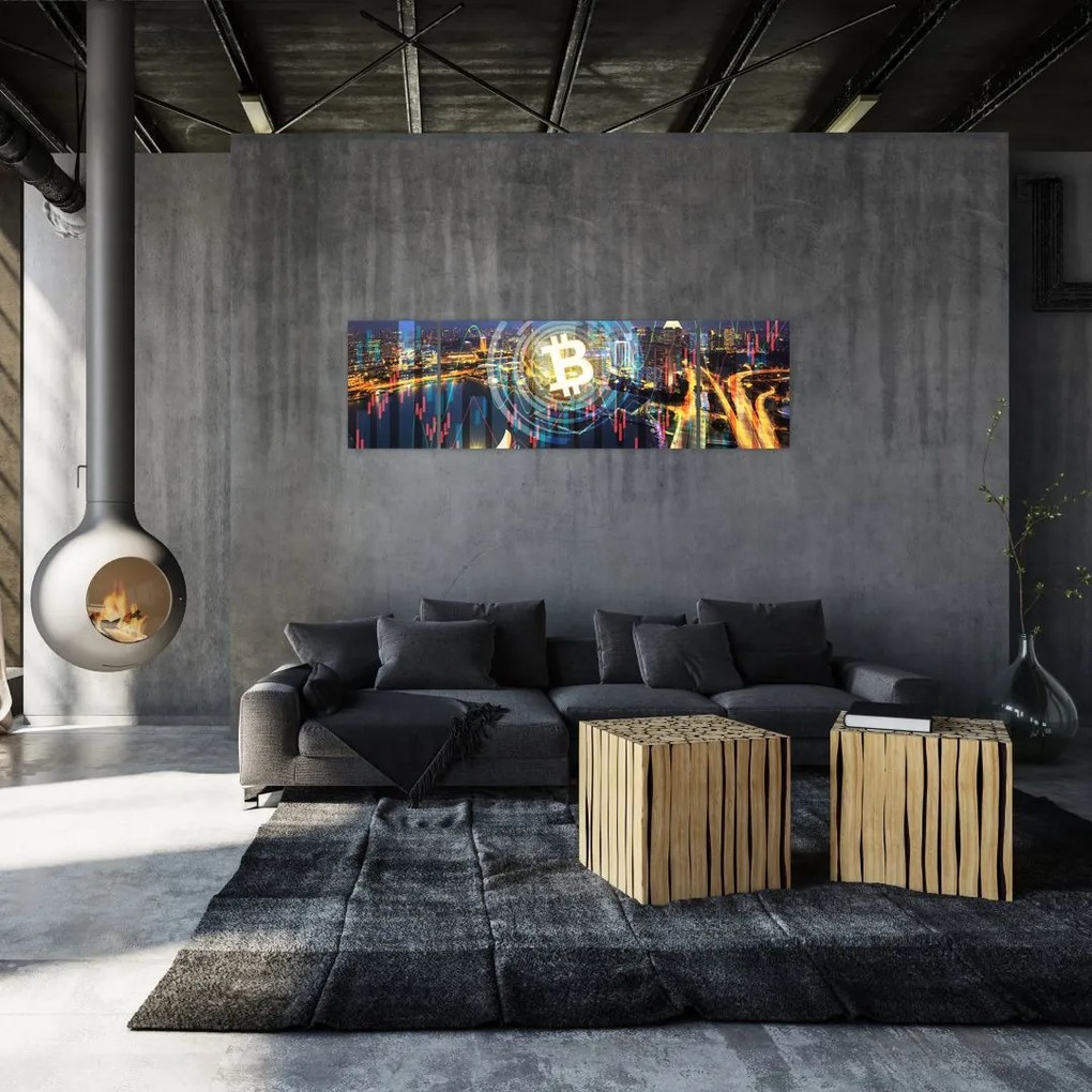 Obraz - Miasto Inwestycji (170x50 cm)