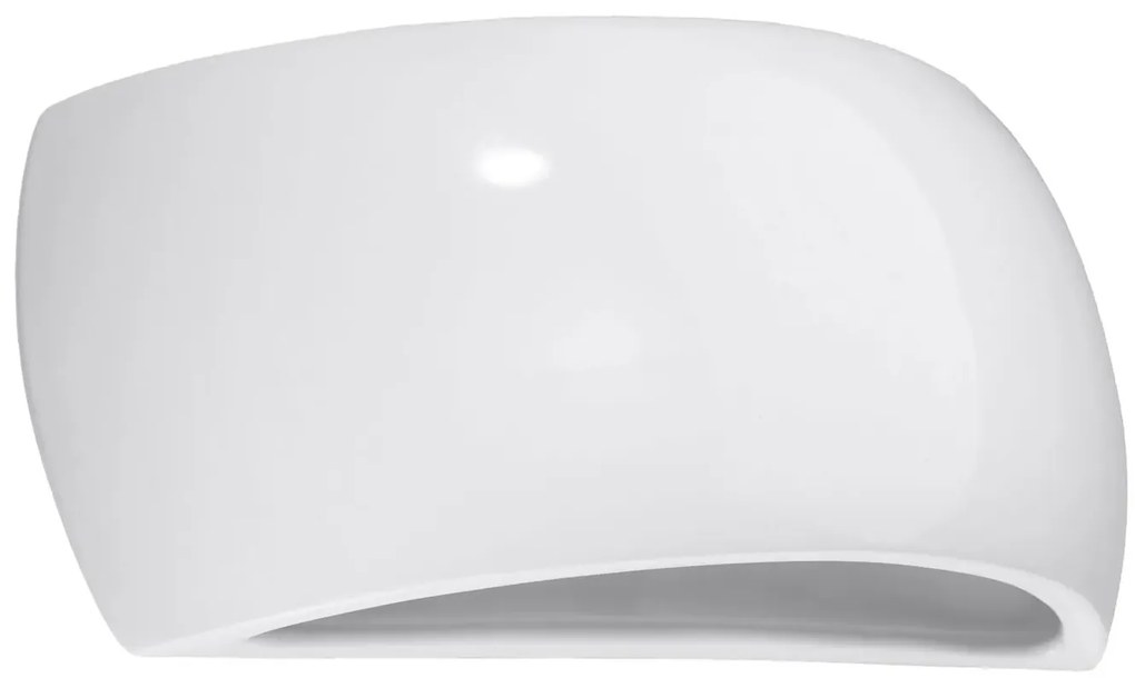 Biały minimalistyczny kinkiet w połysku - 4X S485 B4-L77