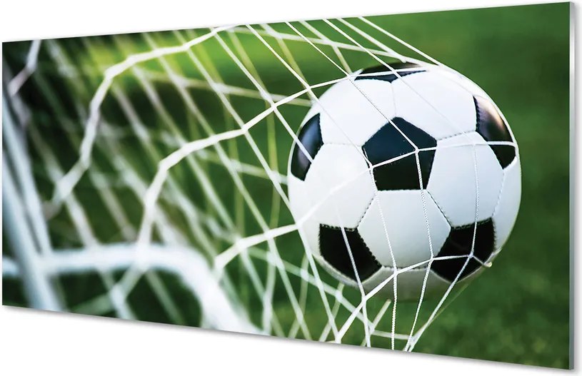 Szkło do Kuchni na Ścianę Piłka w Świetle Bramki