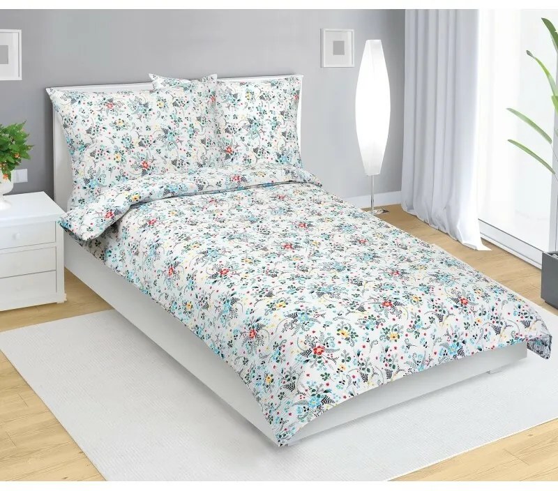 Bellatex Pościel z kory Niezapominajka, 140 x 200 cm, 70 x 90 cm