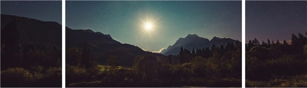 Obraz - nocne niebo (170x50 cm)