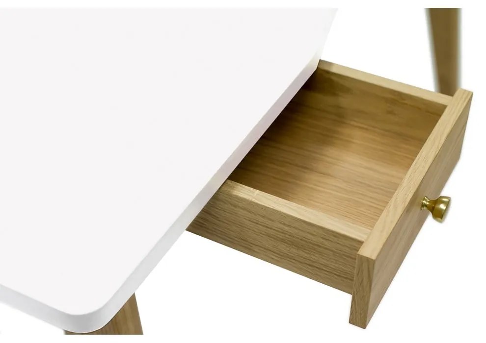 Biurko w dekorze dębu 70x140 cm Nice – Woodman