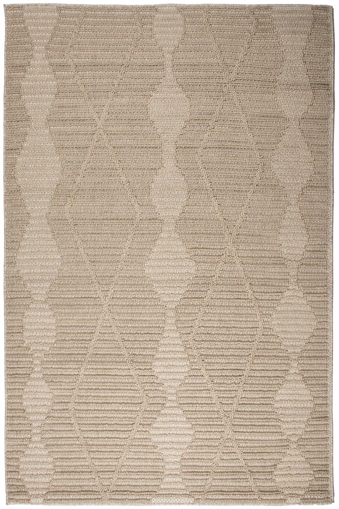 Dywan Panorama Beżowy Płasko Tkany 200x290 Prostokąt