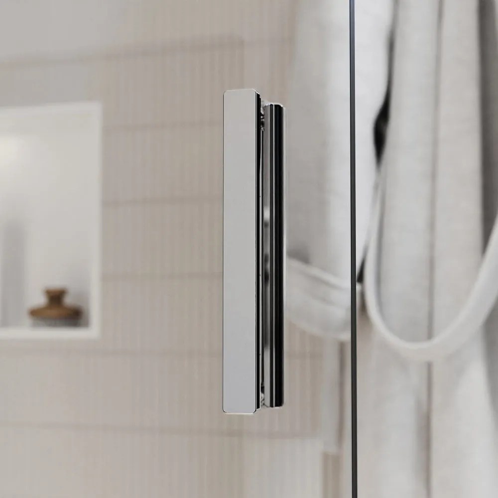 Drzwi prysznicowe przesuwne ze ścianką NT101