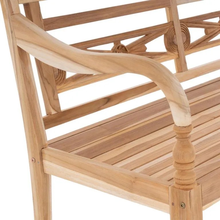 DIVERO Drewniana ławka ogrodowa - 119 cm