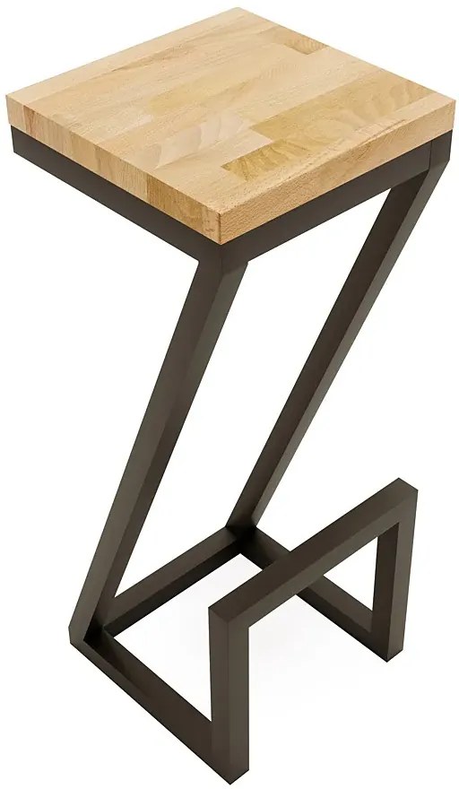 Nowoczesny dębowy hoker loft - Delto 6X