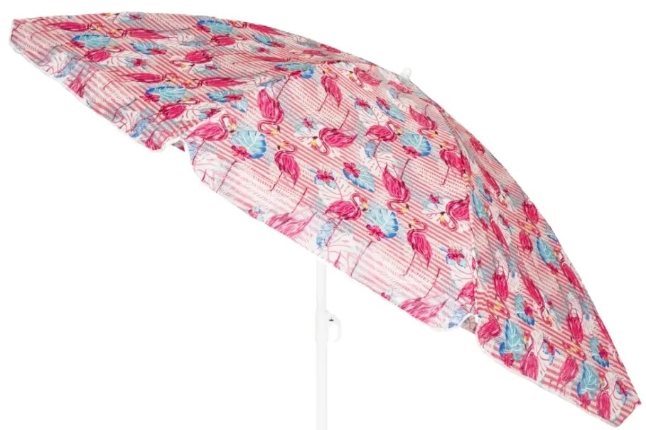 Parasol ogrodowy FLAMINGO 200 cm, różowy