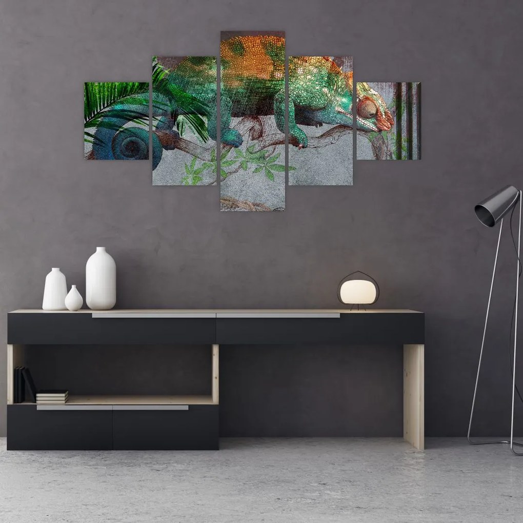 Obraz - Kameleon (125x70 cm)