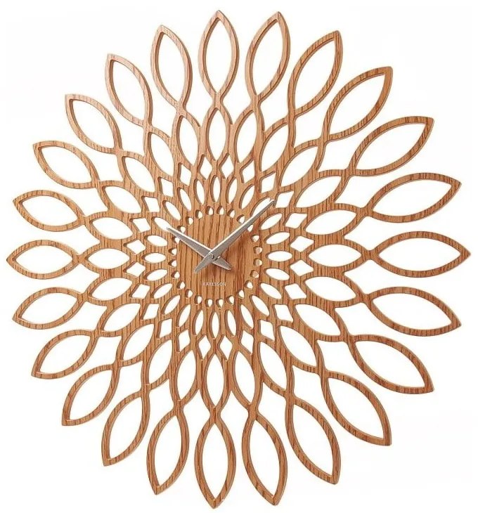 Zegar ścienny Karlsson Sunflower Wood
