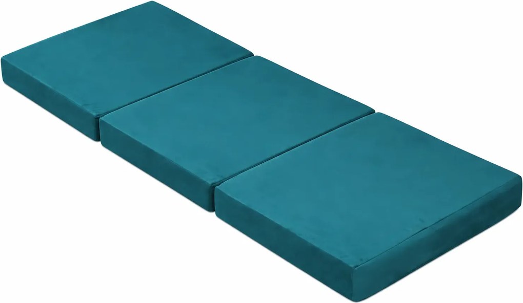 Materac 180/80 + Torba składany turystyczny tkanina Welur : Kolor tkaniny - VELVET - MG20, Rozmiar - 180/80/6, Typ tkaniny - Velvet