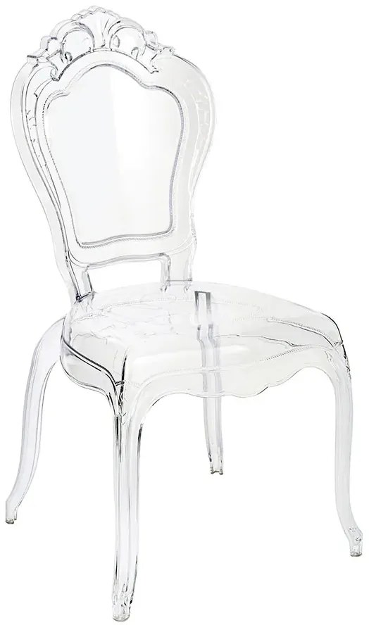 Transparentne krzesło glamour - Goxi 2X