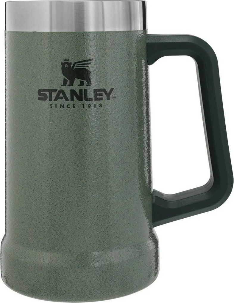 Stanley Korbel do piwa Big Grip Beer Stein 700 ml Hammertone Green