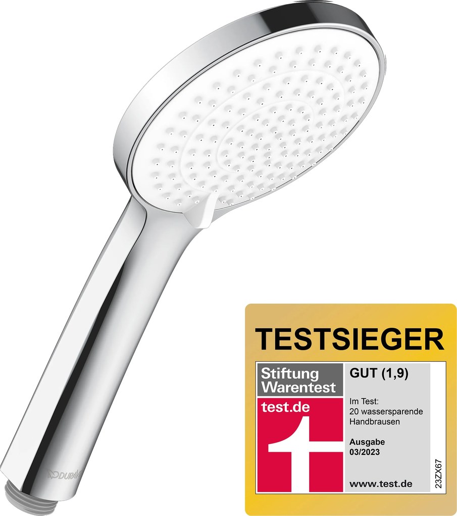 Podtynkowy system prysznicowy Duravit C.1 z deszczownicą