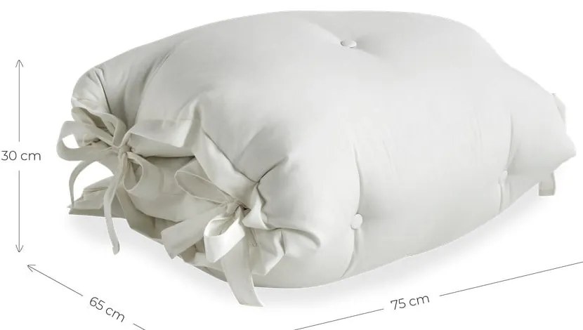 Biały wielofunkcyjny futon odpowiedni na zewnątrz Karup Design OUT™ Sit&amp;Sleep White