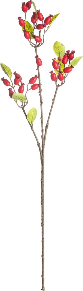 Dekoracja Dzika Róża 70cm red