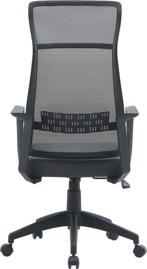 Szare tapicerowane krzesło biurowe Hoboken – Yes Everyday