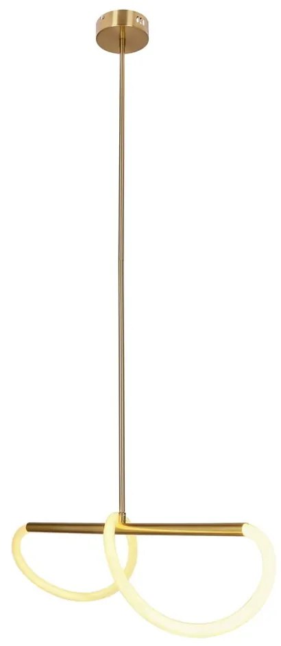 Lampa wisząca LED w kolorze złota Supreme – Candellux Lighting