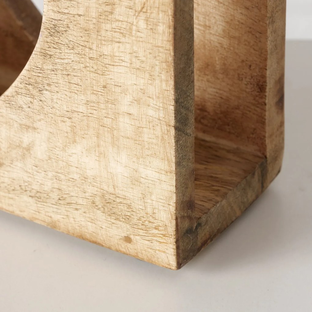 Serwetnik z drewna mango LILEA