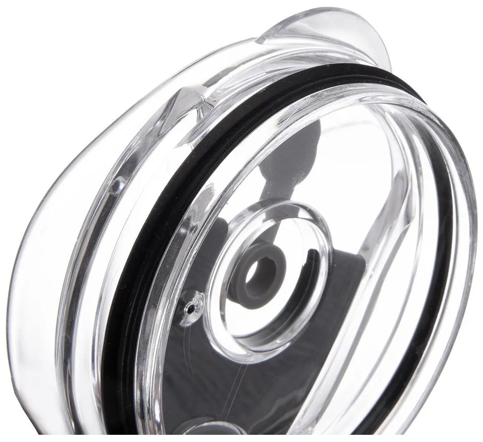 Czarny kubek termiczny ze słomką 1,2 l Termo – Orion